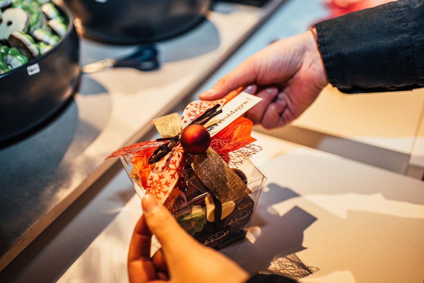 Transparant Doosje Kerst - Groot